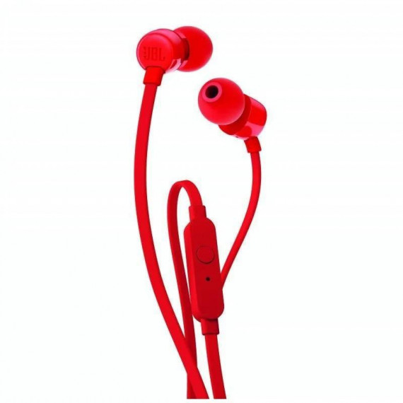 JBL Tune 110 Auriculares In-ear con Micrófono Rojo