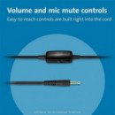 KENSINGTON Auriculares Hi-fi con Micrófono K33597WW