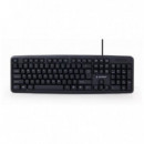 GEMBIRD Teclado USB Estándar Negro