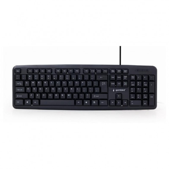 GEMBIRD Teclado USB Estándar Negro