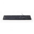 GEMBIRD Teclado USB Estándar Negro