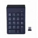 GEMBIRD Teclado Numérico BLUETOOTH 18 Teclas Negro