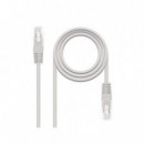 Cable de Red CAT.5E Utp Flex 0.25M Gris  OEM
