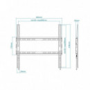Toooq Soporte de Pared para Tv/monitor 32-70'' 45KG Negro  TOOQ
