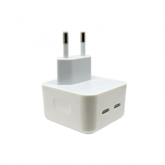 ONEWAY Cargador X2USB-C 65W + Cable Usb-c 1M Blanco