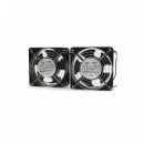 POWERGREEN Kit de Ventilación Doble para Armario Rack 12CM