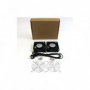POWERGREEN Kit de Ventilación Doble para Armario Rack 12CM