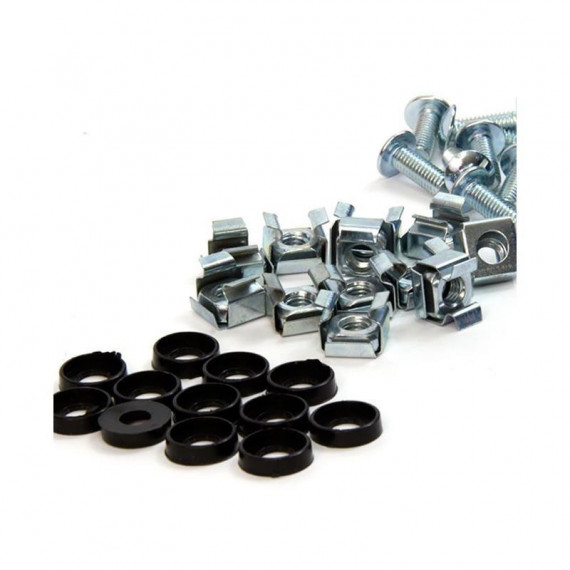 POWERGREEN Tuercas y Tornillos Metálicos para Rack (pack 50 Uds)