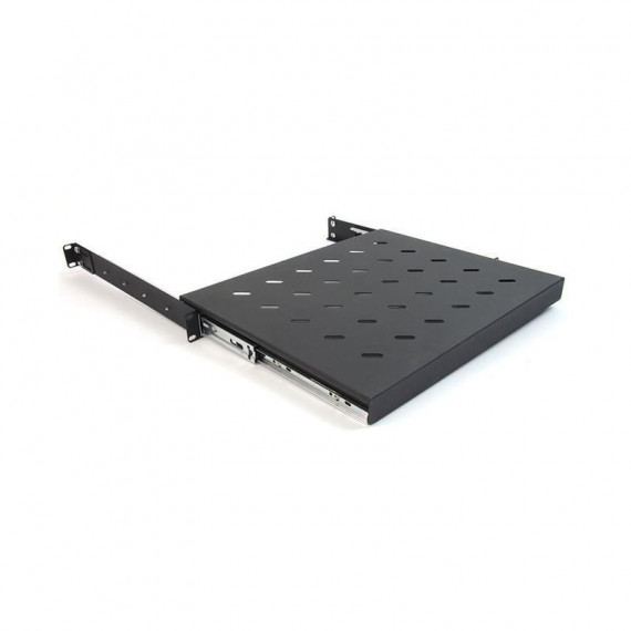 POWERGREEN Bandeja Movible Perforada 1U para Armario Rack 80CM