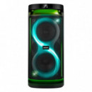 PHOENIX Rumbleboss Altavoz Karaoke 80W con 2 Micrófonos