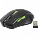 UGO MY-03 Ratón Inalámbrico óptico 1800 Dpi Negro