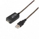Cable Extensor USB 2.0 Amplificado Tipo a Macho - a Hembra 10M  OEM