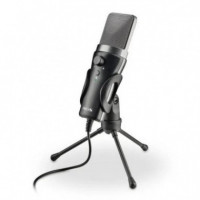 NGS MS120USB Micrófono USB Trípode Negro