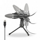 NGS MS120USB Micrófono USB Trípode Negro