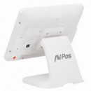 Tpv AVPOS K5000 15'' Aluminio Táctil Intel N100/8GB/128GB/LAN/W11PRO Blanco 3YR