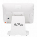 Tpv AVPOS K5000 15'' Aluminio Táctil Intel N100/8GB/128GB/LAN/W11PRO Blanco 3YR