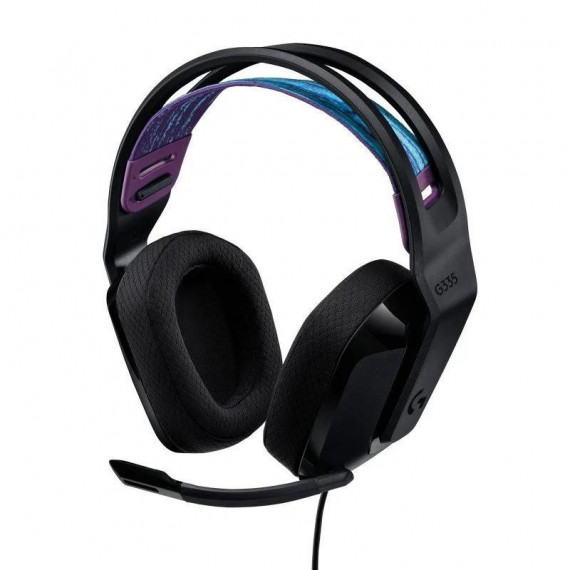 LOGITECH G335 Auriculares Gaming con Cable, Negro/azul