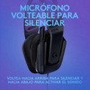 LOGITECH G335 Auriculares Gaming con Cable, Negro/azul
