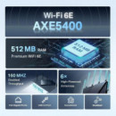 Router Inalámbrico Tri-banda TP-LINK Archer AXE75 Wifi 6E AX5400