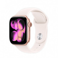 Apple Watch Series 11 GPS + Cell 42MM Caja de Aluminio Oro Rosa con Correa Deportiva Rosa Rubor  APPLE - Guanxe Atlantic Marketp
