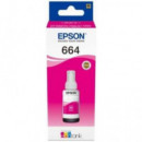 EPSON 664 Ecotank Botella de Tinta Magenta 70ML