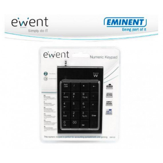 EWENT EW3102 Teclado Numérico USB Portátil