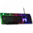 THE G-LAB Keyz Neon Teclado Gaming Rgb