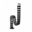 Cubre Cable Ergonómico para Mesa/columna Abs Negro