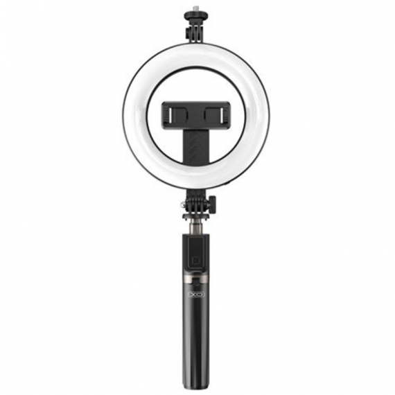 Pack Youtuber XO SS12 Trípode 95cm / Soporte Smartphone / Lámpara Led 10" / Control Remoto