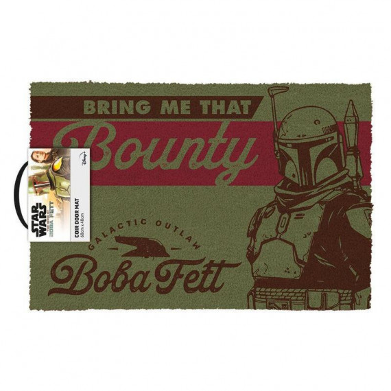 Felpudo STAR WARS Mandalorian Boba Fett 40X60 Cm