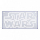Lámpara de Pared STAR WARS Logo Neón 15X30 Cm