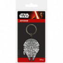 Llavero Goma Halcón Milenario STAR WARS