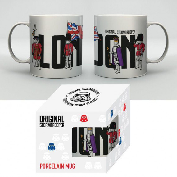 Taza Desayuno STAR WARS Stormtrooper Londres 300ML
