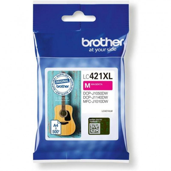 BROTHER LC421XLM Cartucho de Tinta Magenta de Alta Capacidad