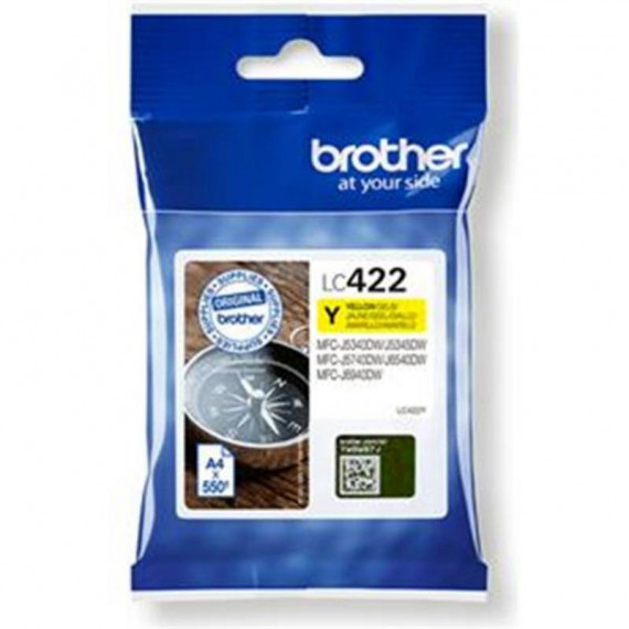 Cartucho de Tinta Amarillo BROTHER LC422Y