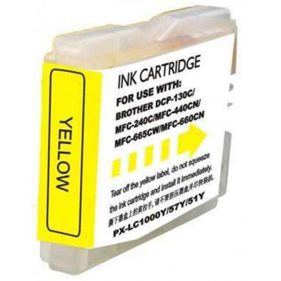 Tinta Reciclada KARKEMIS Brother Amarilla (LC970/1000Y-CP)