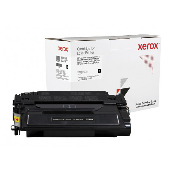 Tóner  Negro para Hp Laserjet P3011/P3015/MFP M525/MFP M521/CANON LBP6780/MF515/LBP6750 (CE255X-GE - 006R03628)
