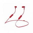 HIDITEC Aken Auriculares Deportivos BLUETOOTH Rojos