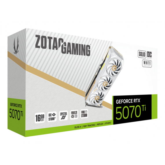 ZOTAC Gaming Geforce Rtx 5070 Ti Solid Sff Oc Blanco Ed 16GB GDDR7