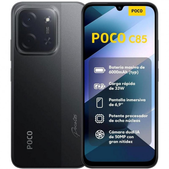XIAOMI Poco C85 6.9'' 8GB 256GB Negro