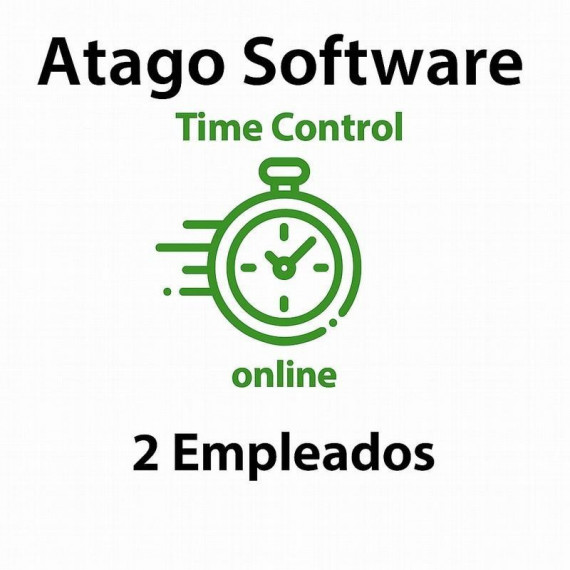ATAGO Time Control de Presencia en la Nube 2 Empleados (anual)
