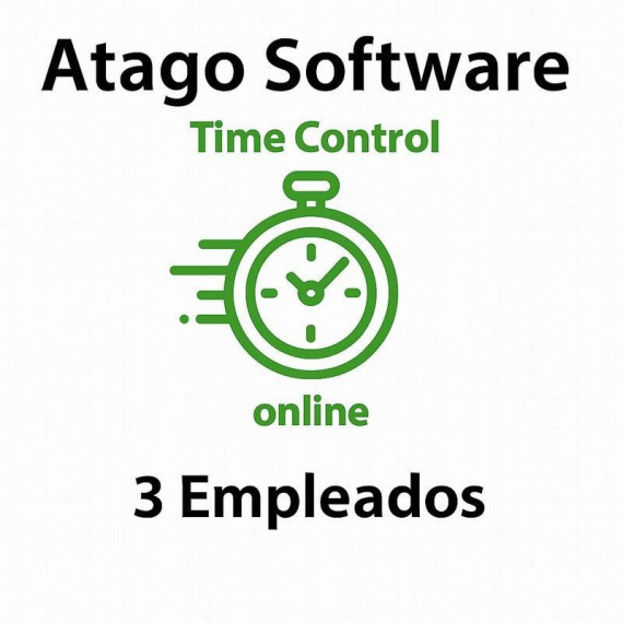 ATAGO Time Control de Presencia en la Nube 3 Empleados (anual)