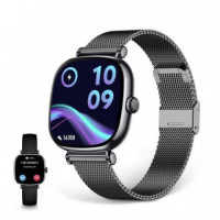 KSIX Smartwatch Iria Amoled 1.7'' 2 Correas Negro - Guanxe Atlantic Marketplace