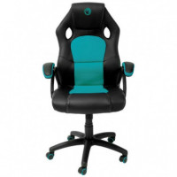 NACON CH-310 Silla Gaming Pc Negra y Turquesa