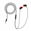 PHOENIX Urban Auriculares Botón con Micrófono Jack Negro