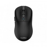 COOLBOX COO-MOU-W03-B Ratón Inalámbrico Recargable