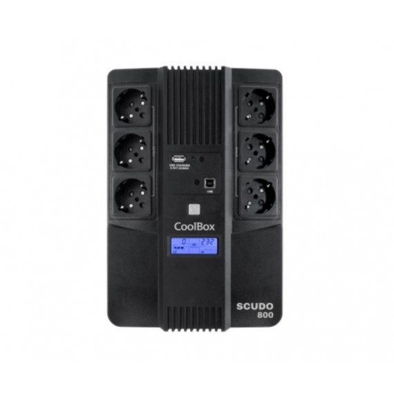 COOLBOX Scudo 3 Lcd 800VA Sai Interactiva