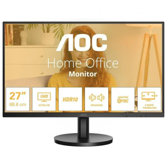AOC U27B3A Monitor 27" 4K Uhd Ergonómico