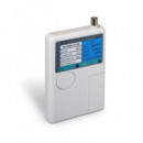 Testeador AISENS RJ11/RJ12/RJ45/USB Gris (A142-0313)