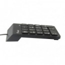 Teclado Numérico EQUIP USB Negro (EQ245205)
